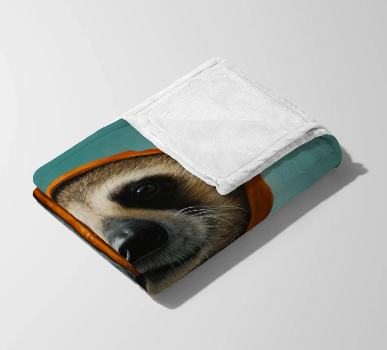 Meerkat minimo 2 coperta in pile da Minimal Animal Art