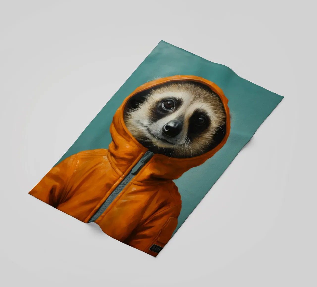 Meerkat minimo 2 telo mare da Minimal Animal Art