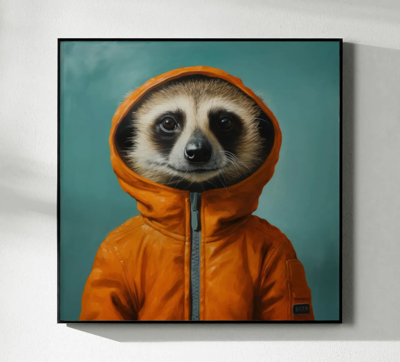 Minimo Meerkat plexiglass da Minimal Animal Art