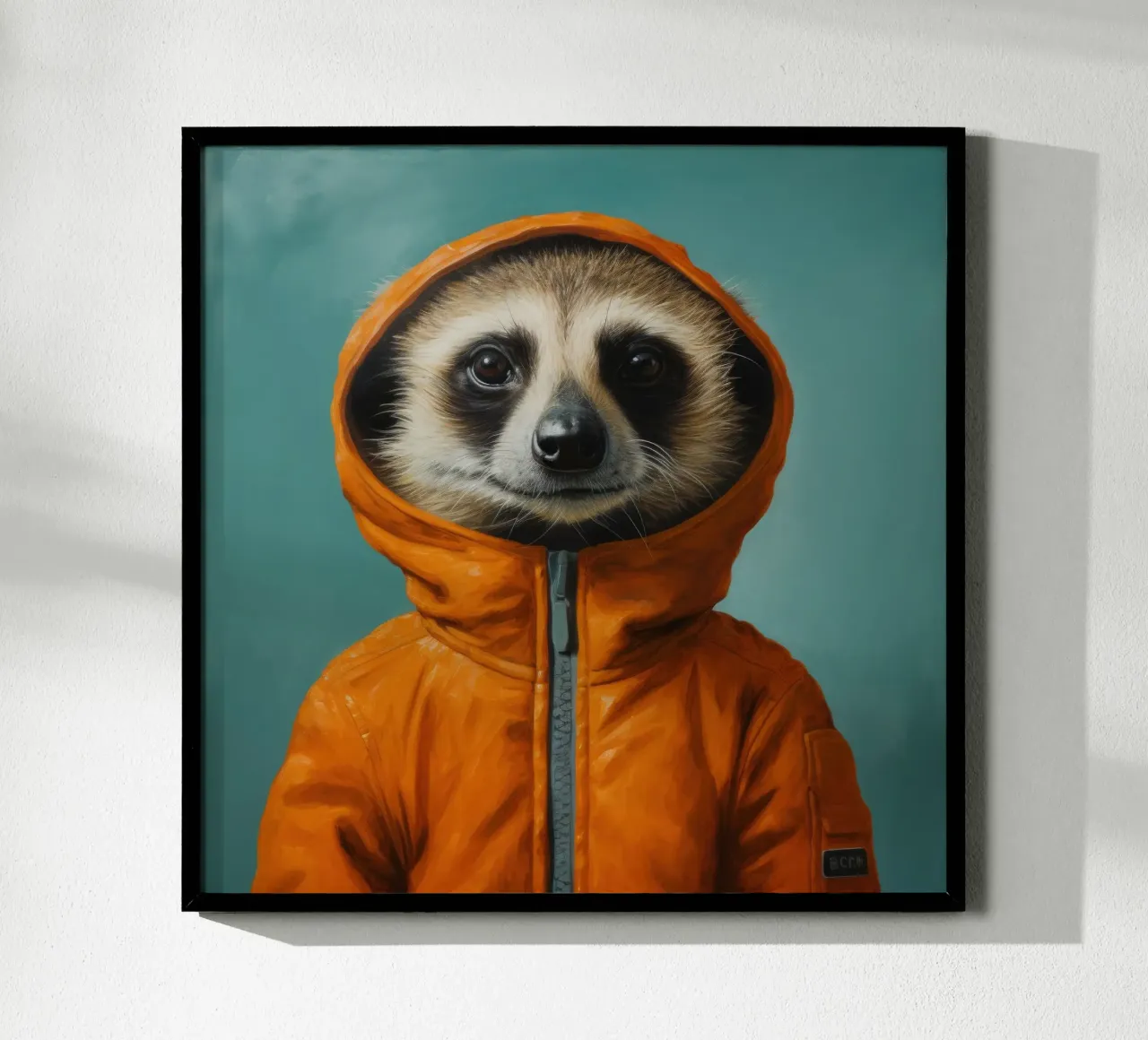 Meerkat minimo 2 carta hahnemühle da Minimal Animal Art