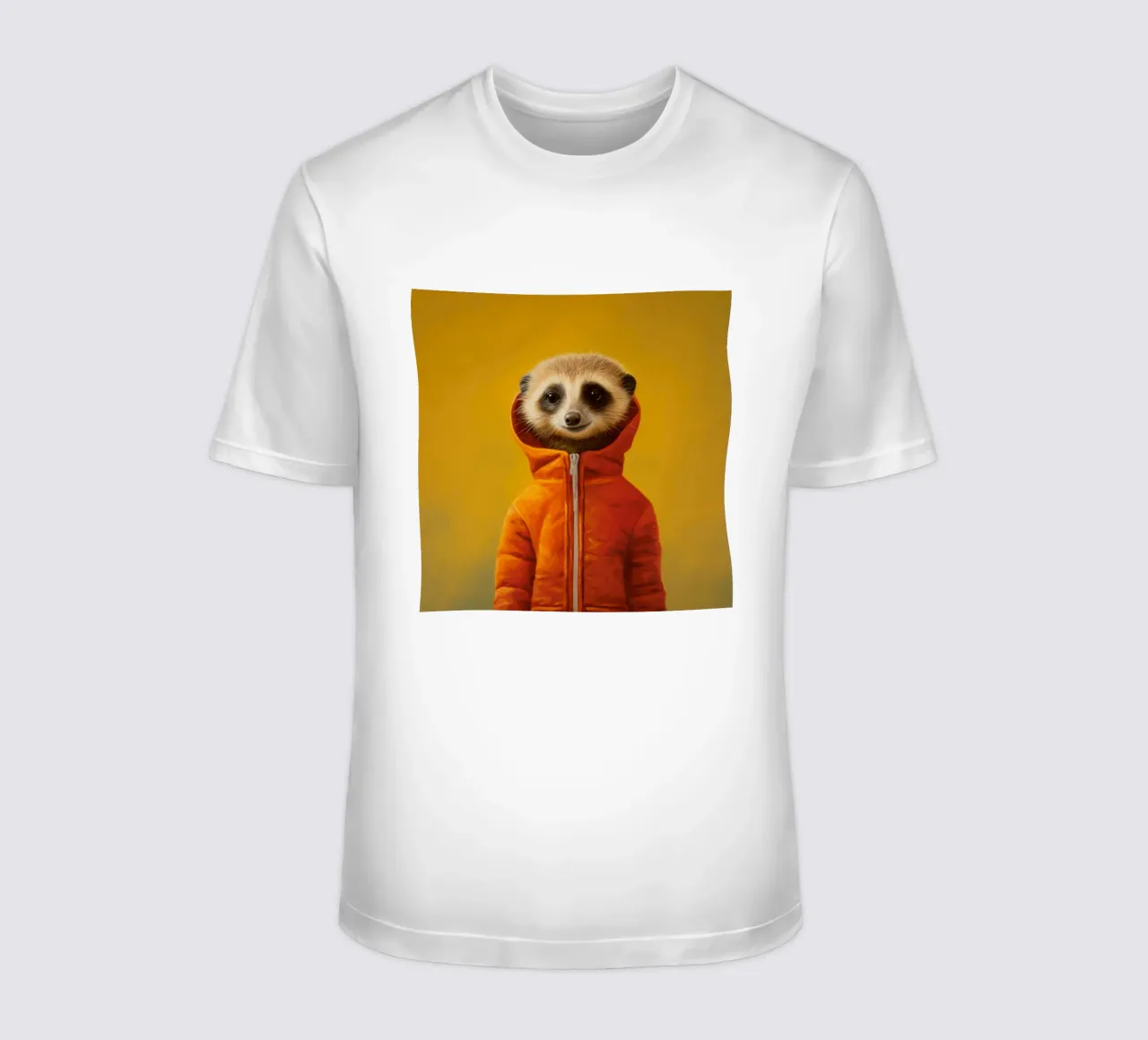 Meerkat minimo 3 t-shirt da Minimal Animal Art