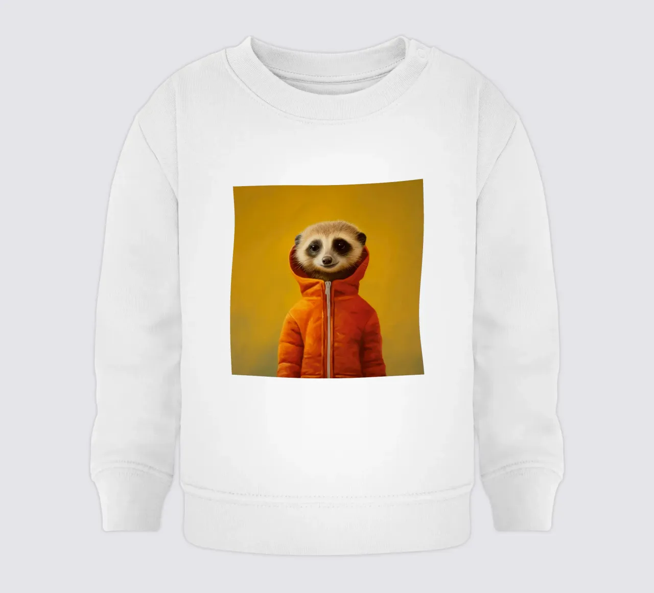 Meerkat minimo 3 felpa neonato da Minimal Animal Art