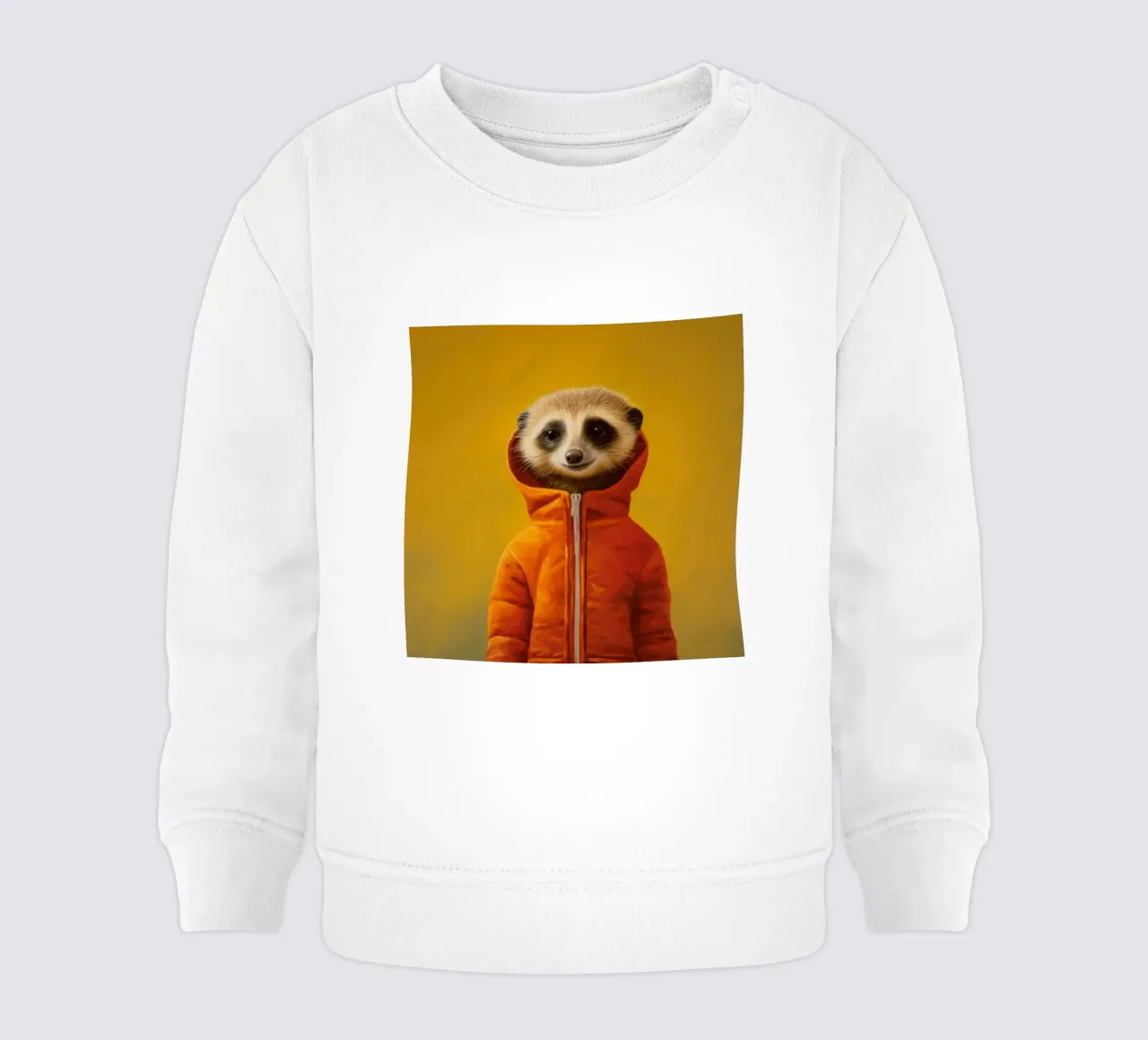 Meerkat minimo 3 felpa neonato da Minimal Animal Art
