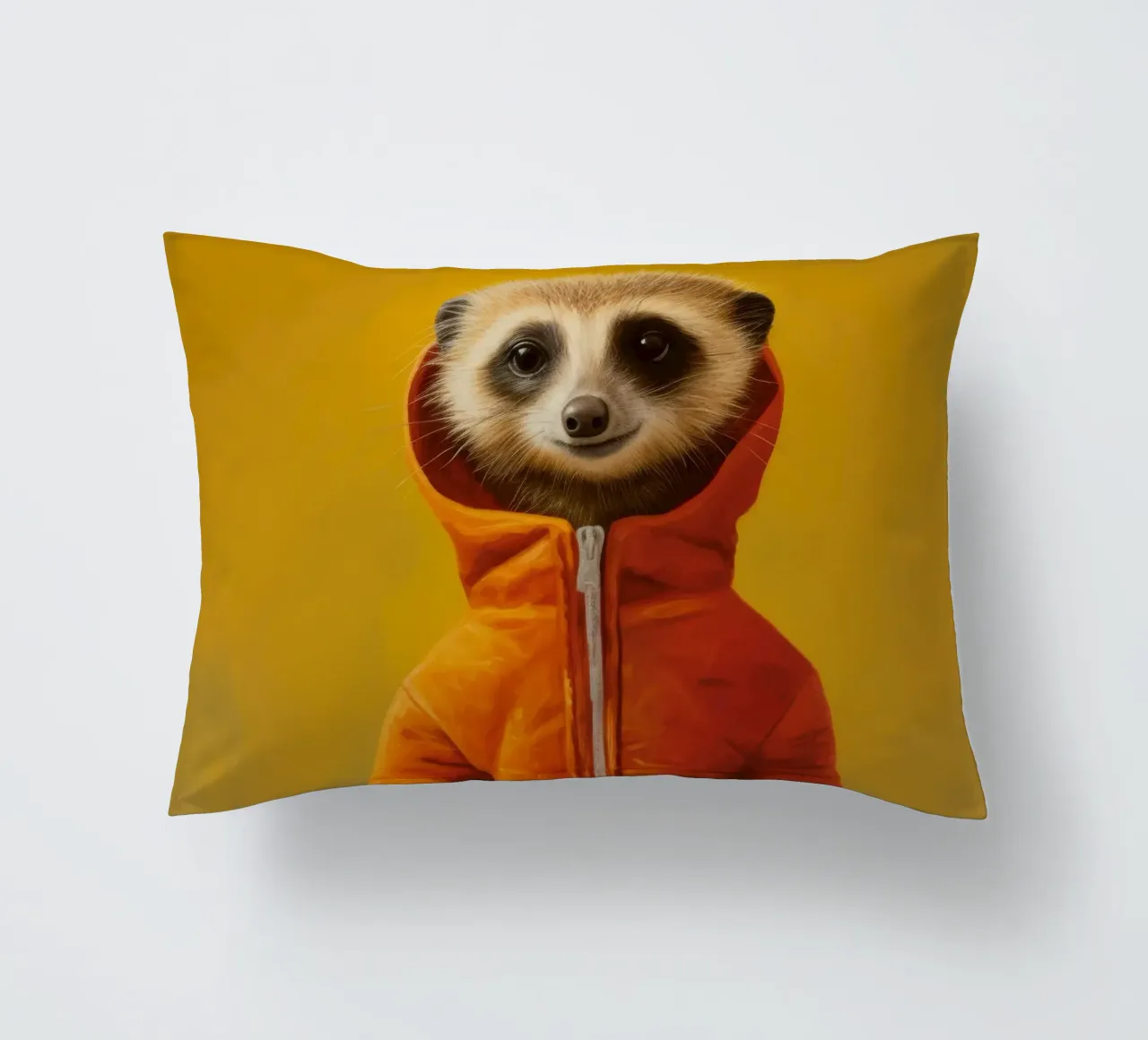 Meerkat minimo 3 cuscino da Minimal Animal Art