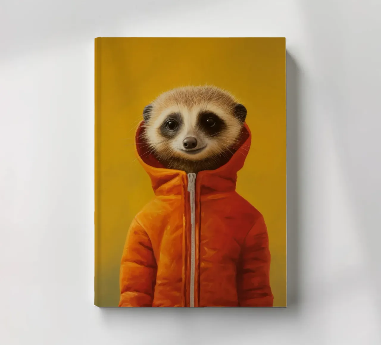 Minimal Meerkat 3 notebook by Minimal Animal Art