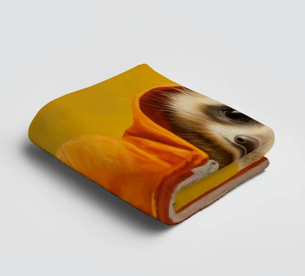 Minimal Meerkat 3 towel by Minimal Animal Art
