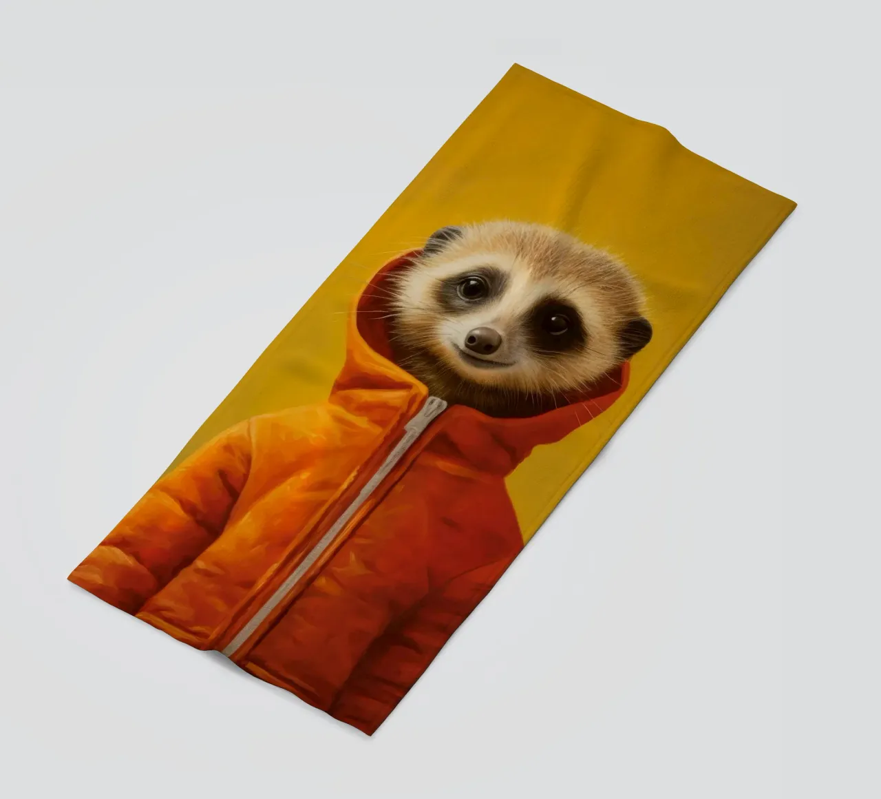 Meerkat minimo 3 telo mare da Minimal Animal Art