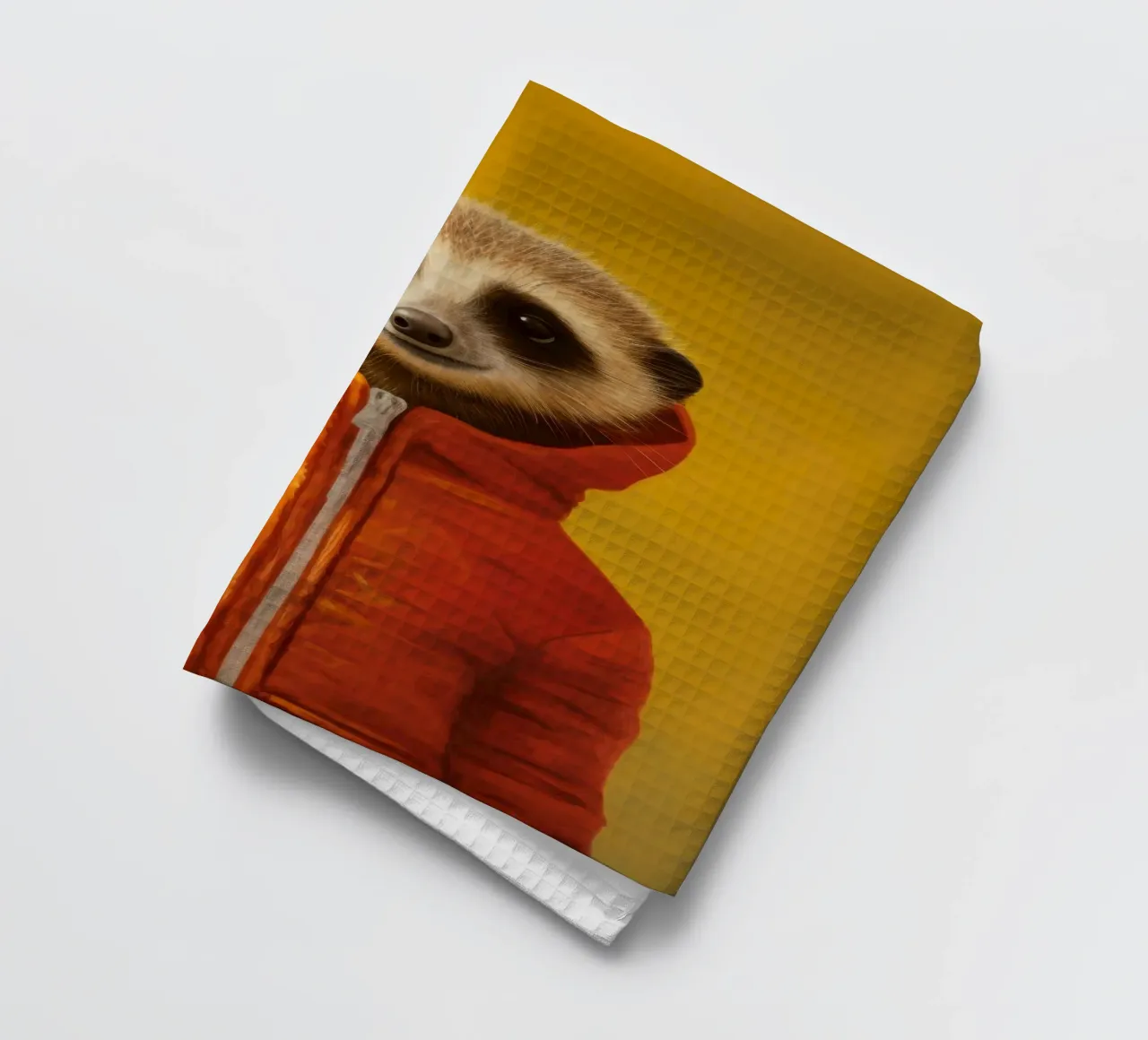 Meerkat minimo 3 canovaccio da cucina da Minimal Animal Art