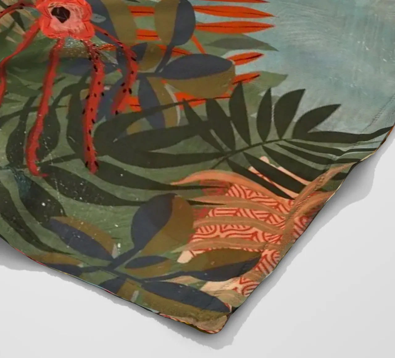 Tiger Fleecedecke von Kateřina Bažantová