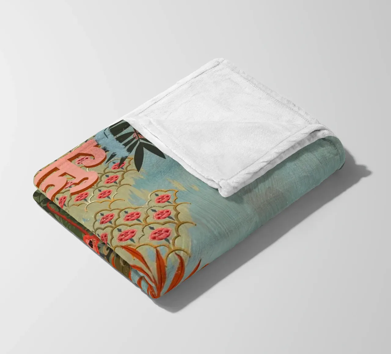 Tiger Fleecedecke von Kateřina Bažantová