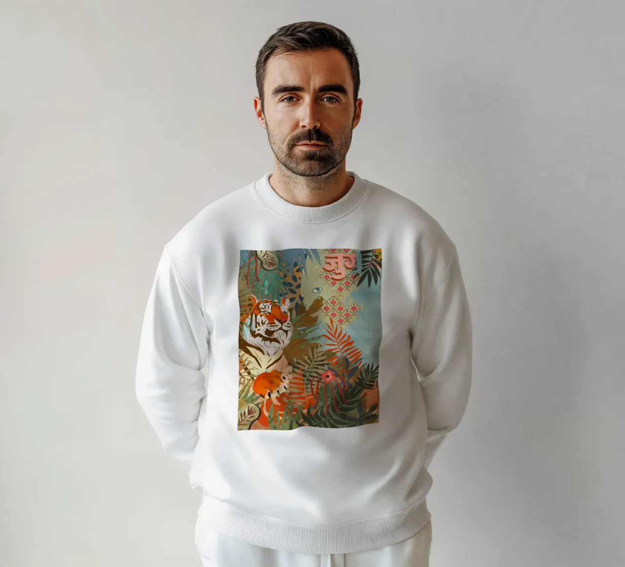 Tijger sweatshirt van Kateřina Bažantová