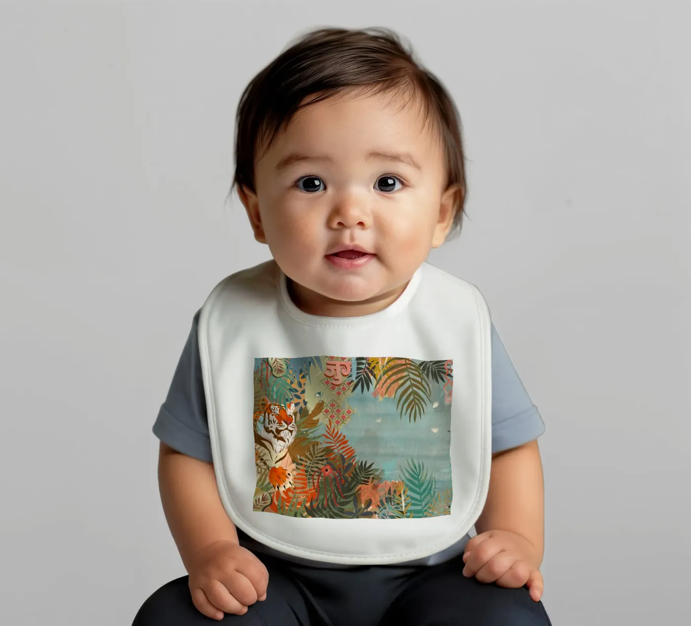 Tiger Babylätzchen von Kateřina Bažantová