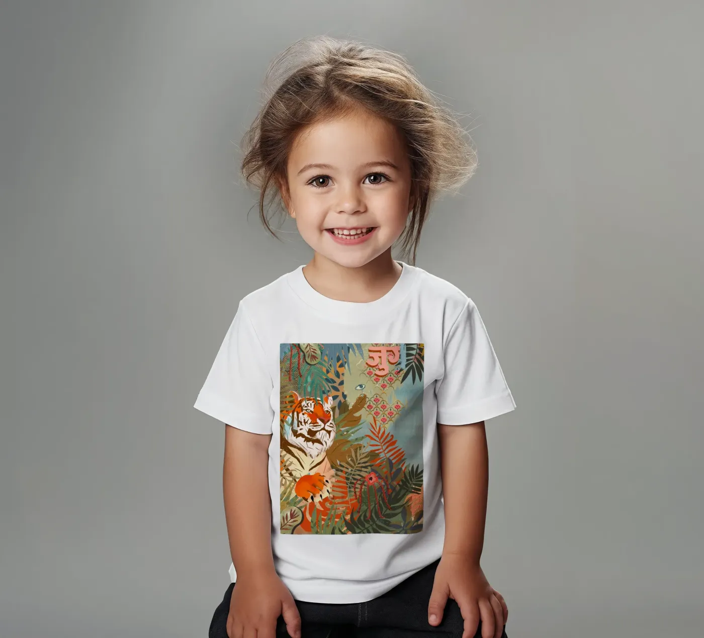 Tiger t-shirt bambini da Kateřina Bažantová