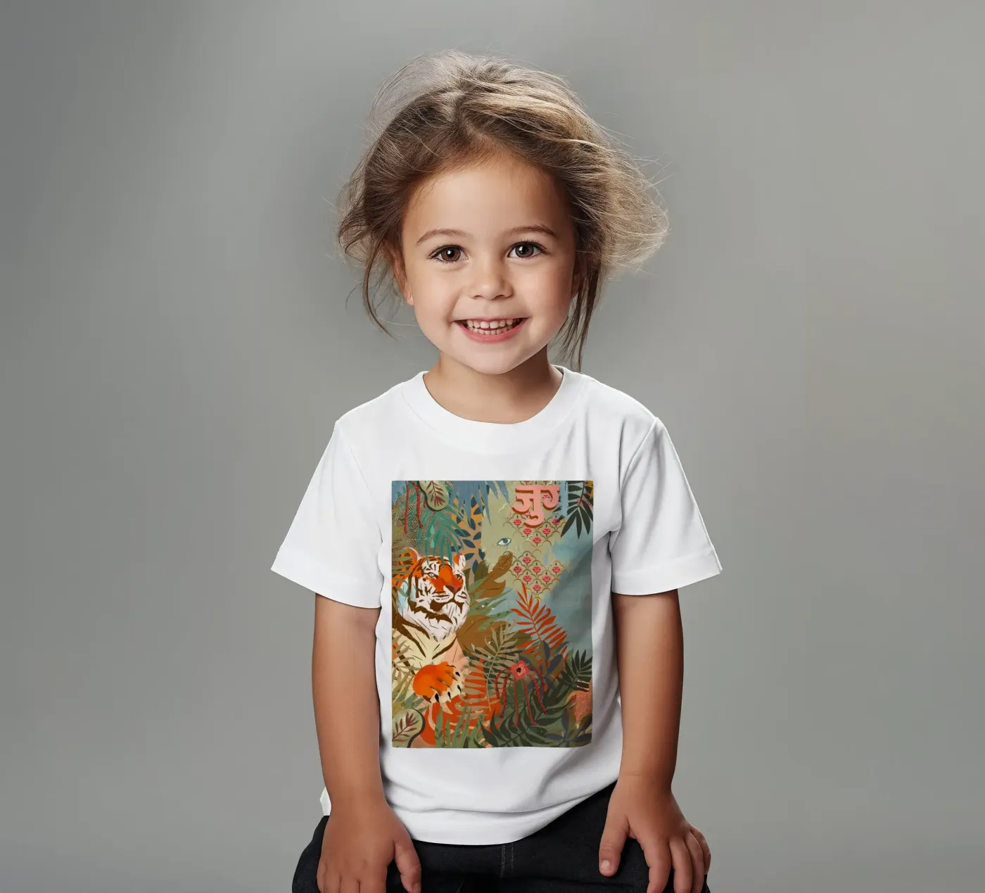 Tiger t-shirt bambini da Kateřina Bažantová