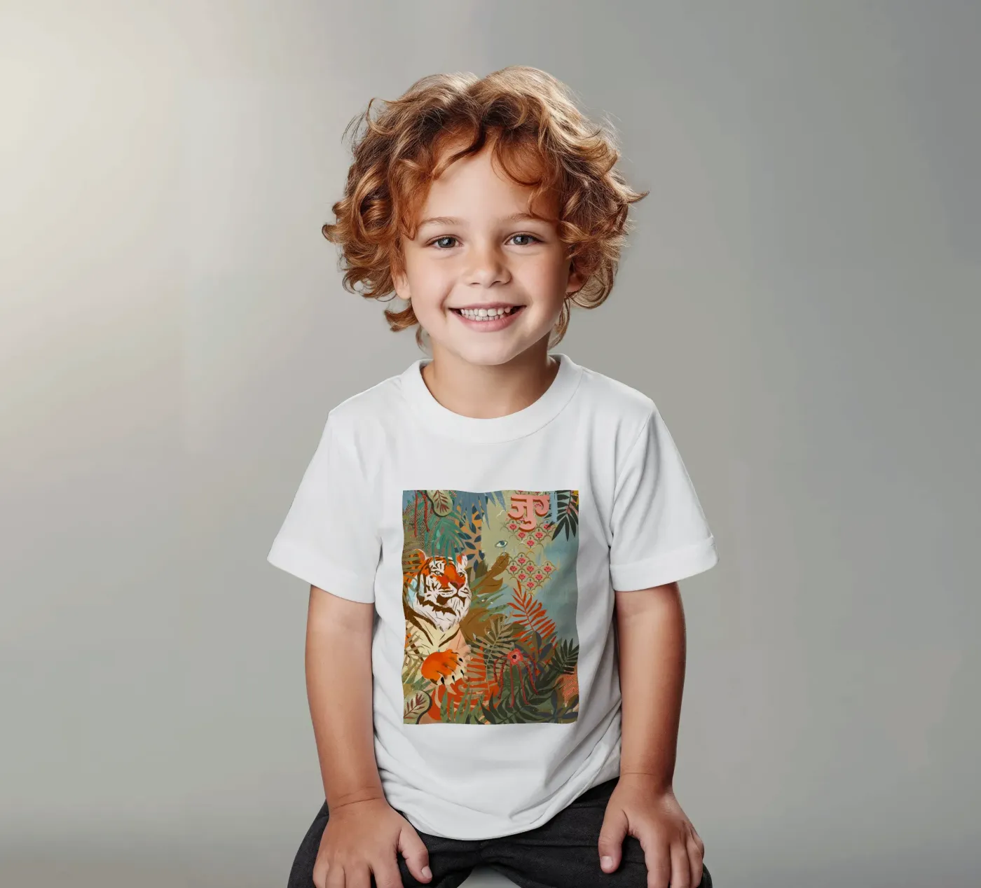 Tigre t-shirt bambini da Kateřina Bažantová