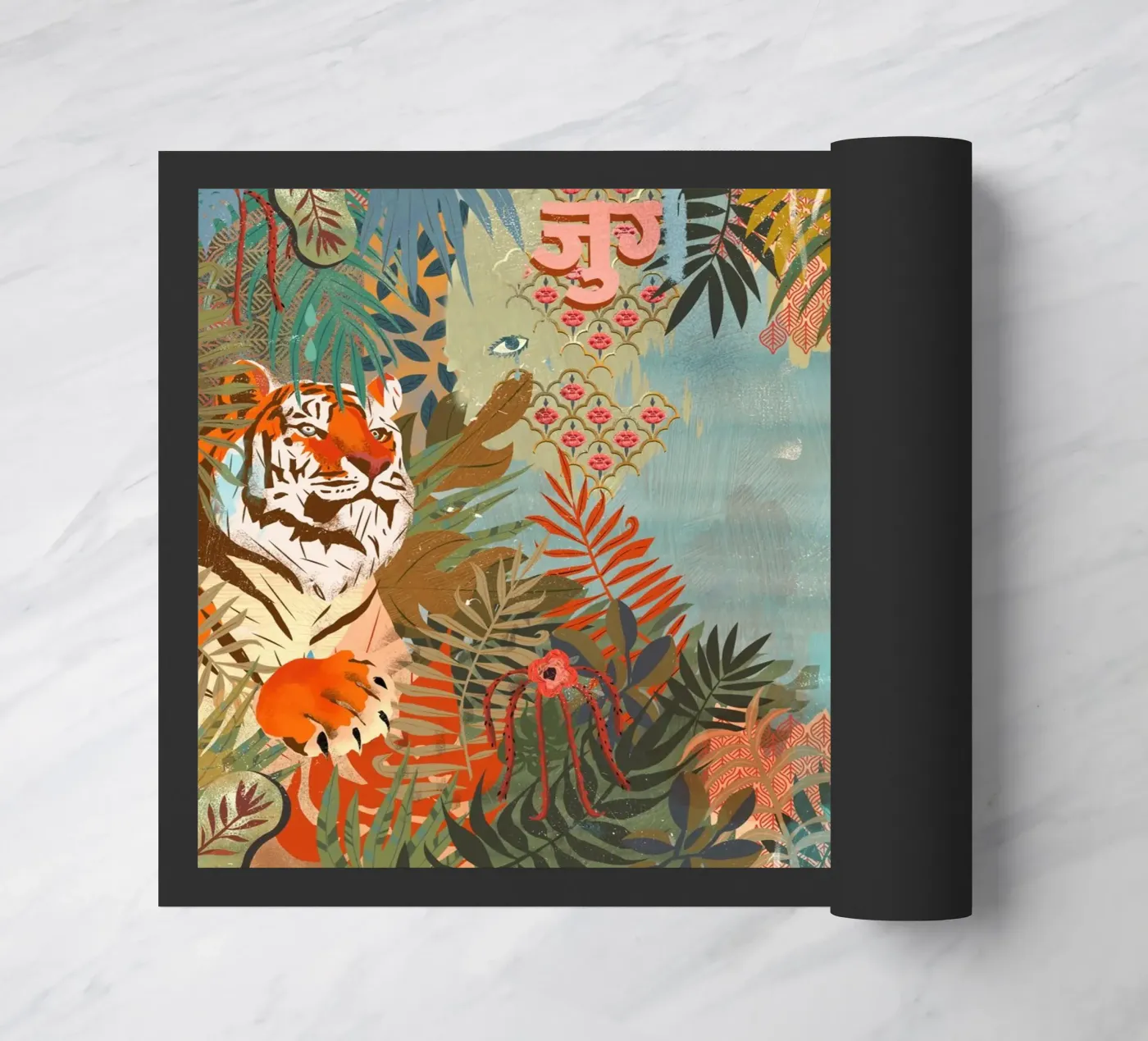 Tiger doormat by Kateřina Bažantová