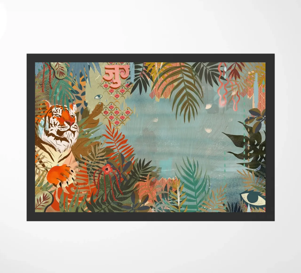 Tiger Fußmatte von Kateřina Bažantová