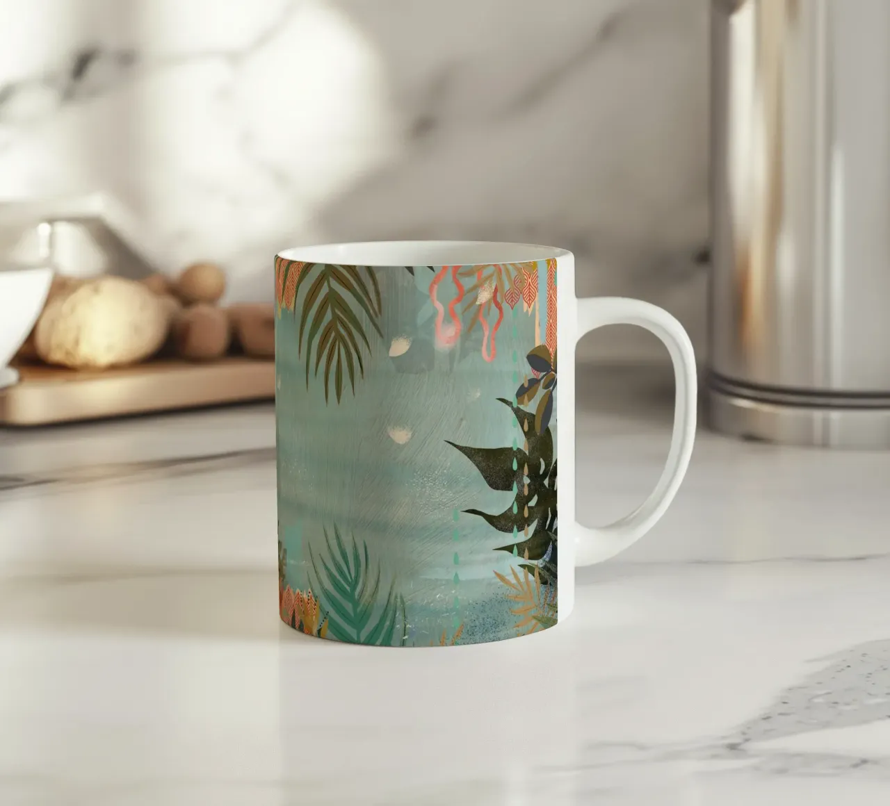 Tigre tazza in ceramica da Kateřina Bažantová