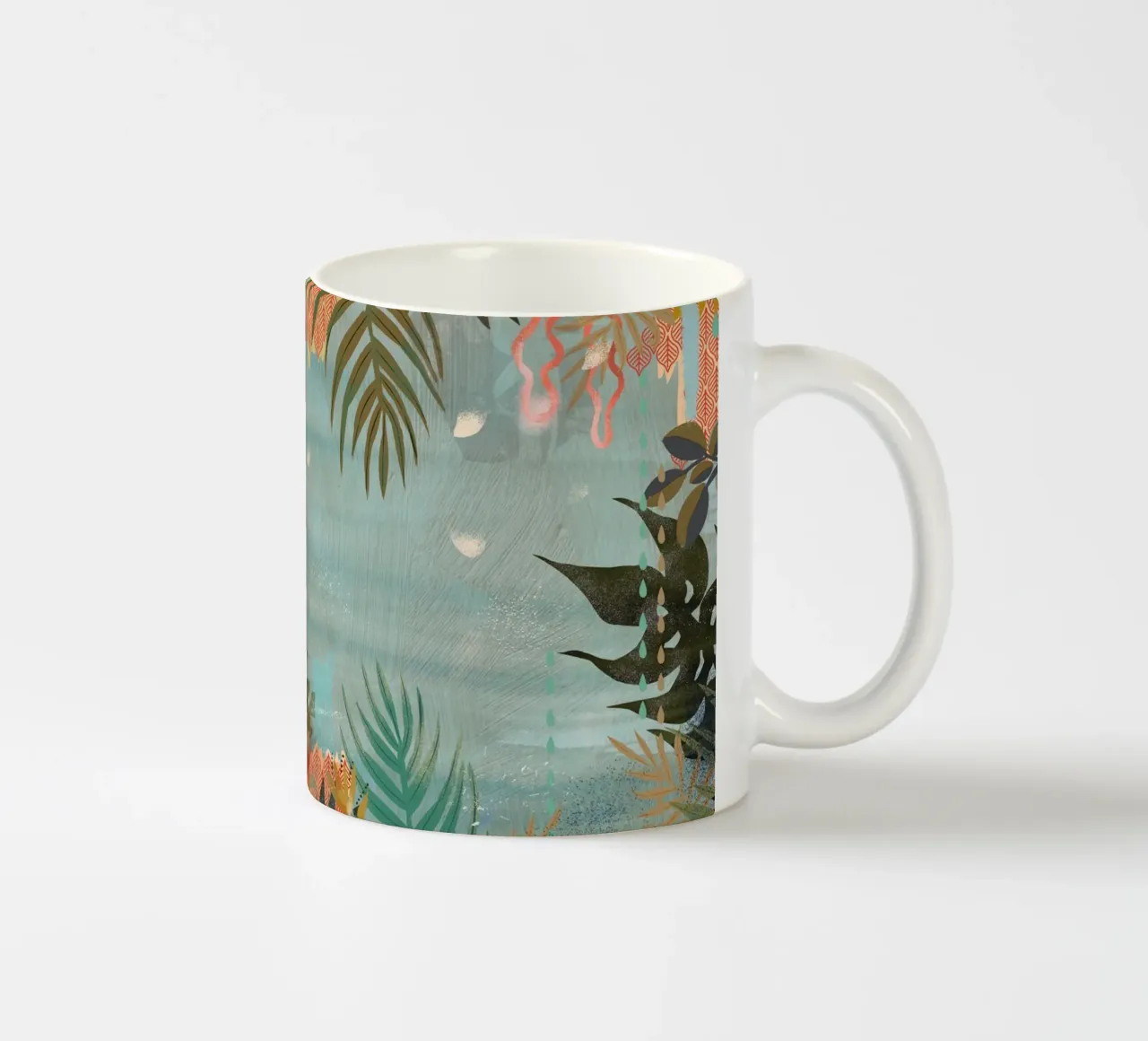 Tigre tazza in ceramica da Kateřina Bažantová