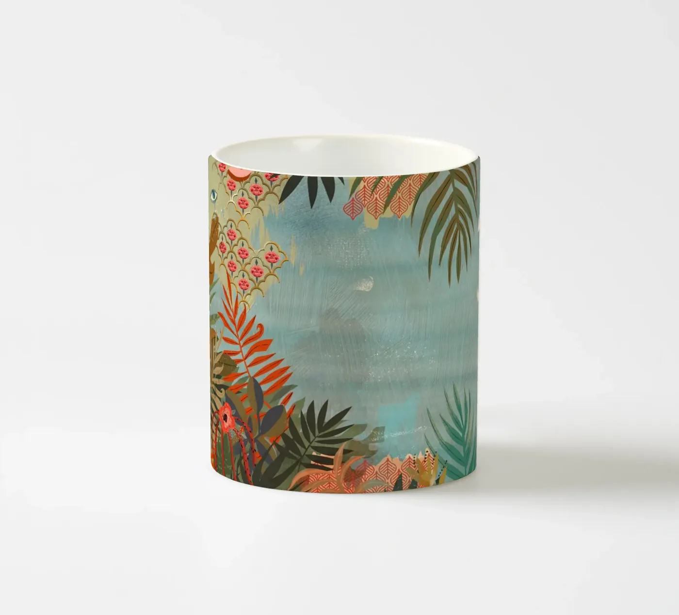 Tiger Keramik Tasse von Kateřina Bažantová