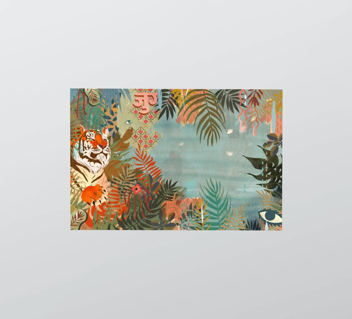 Tiger sticker by Kateřina Bažantová