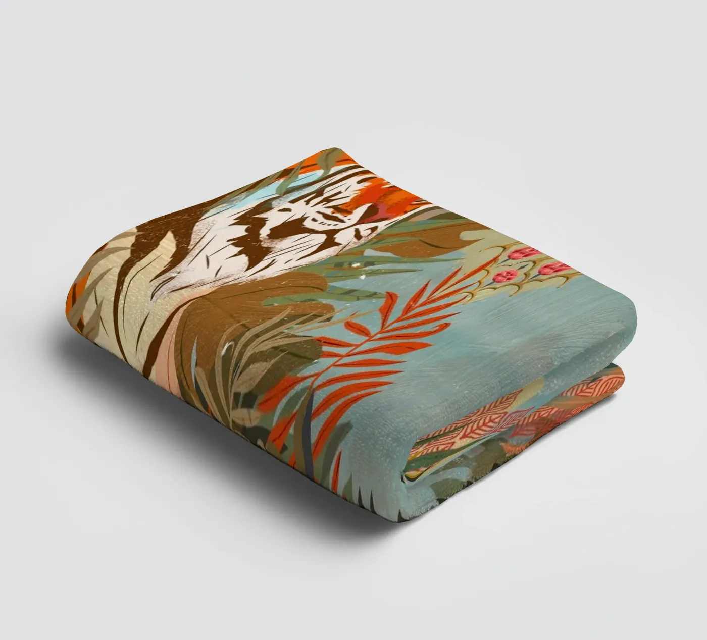 Tiger towel by Kateřina Bažantová