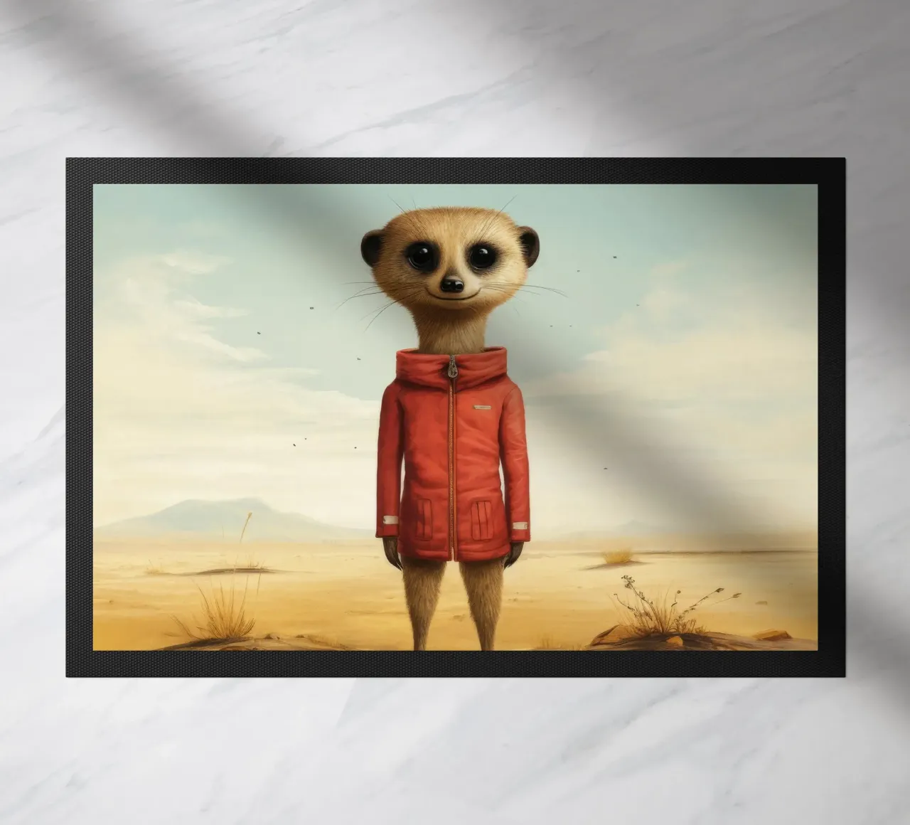 Meerkat minimo 4 zerbino da Minimal Animal Art