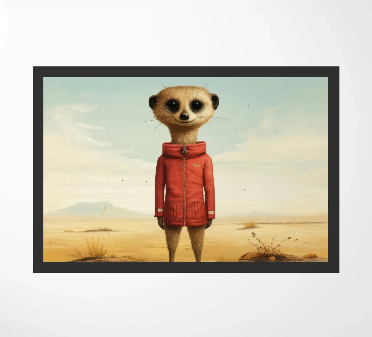 Meerkat minimo 4 zerbino da Minimal Animal Art