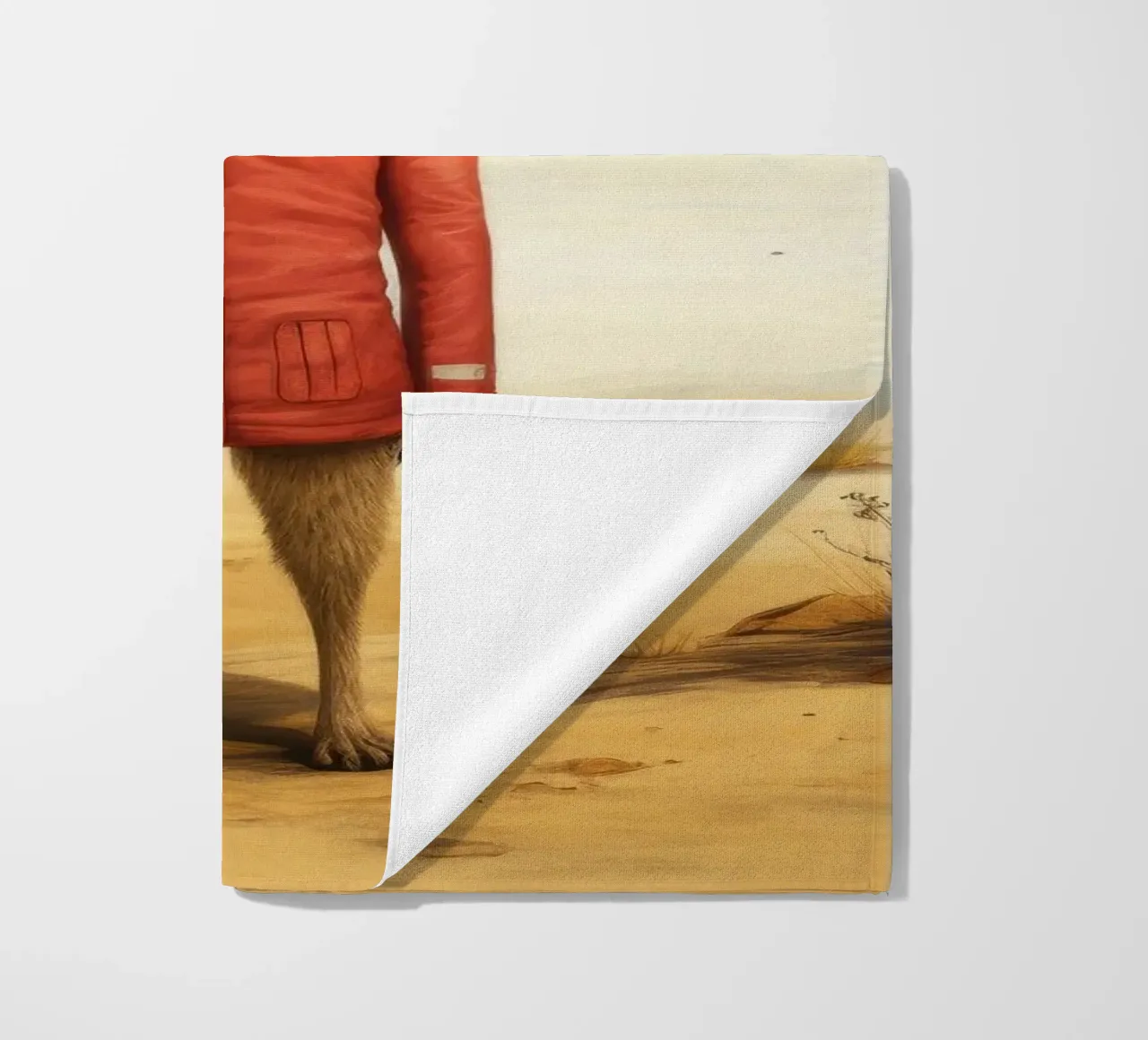 Meerkat minimo 4 telo mare da Minimal Animal Art