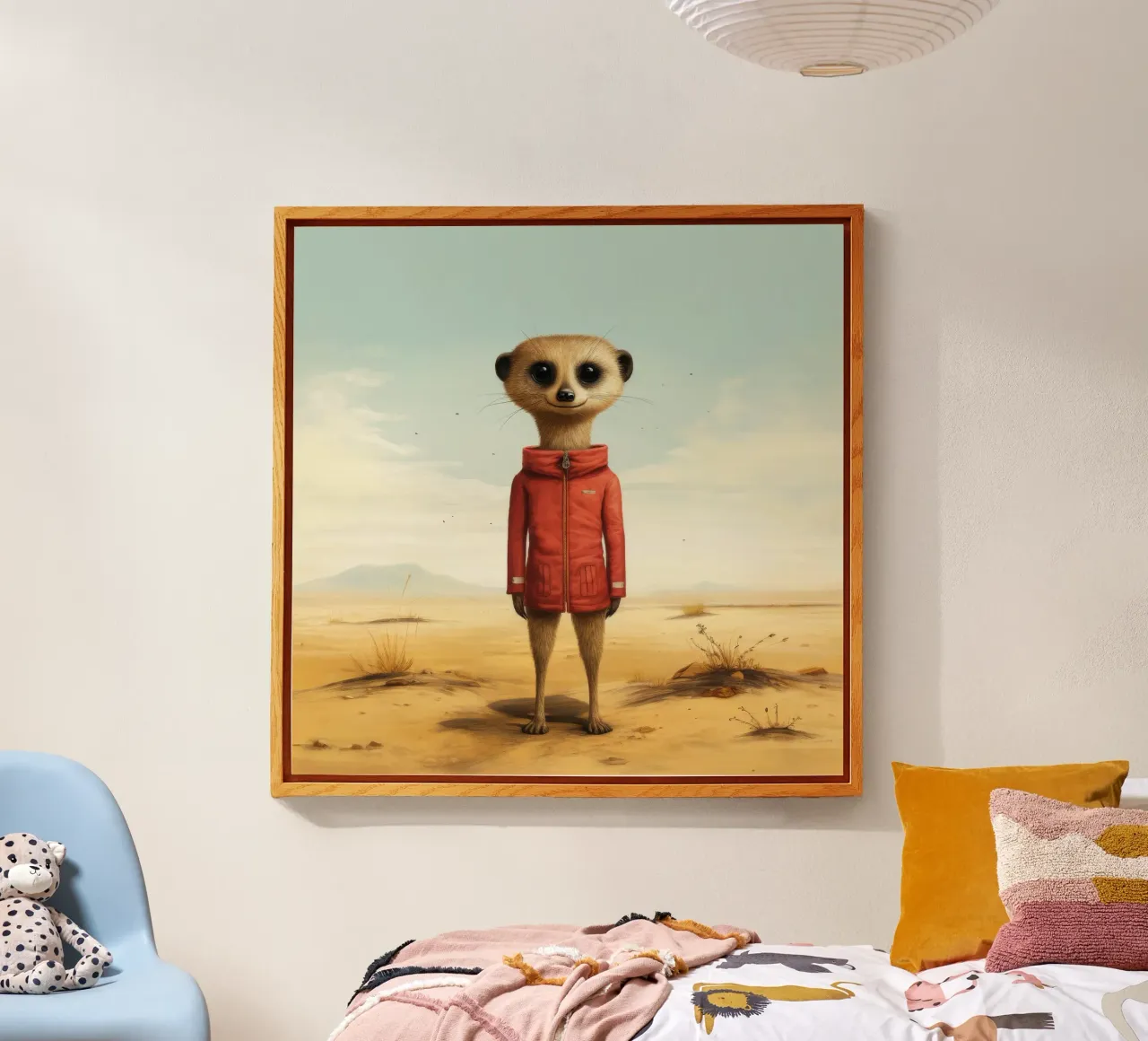 Minimo Meerkat plexiglass da Minimal Animal Art