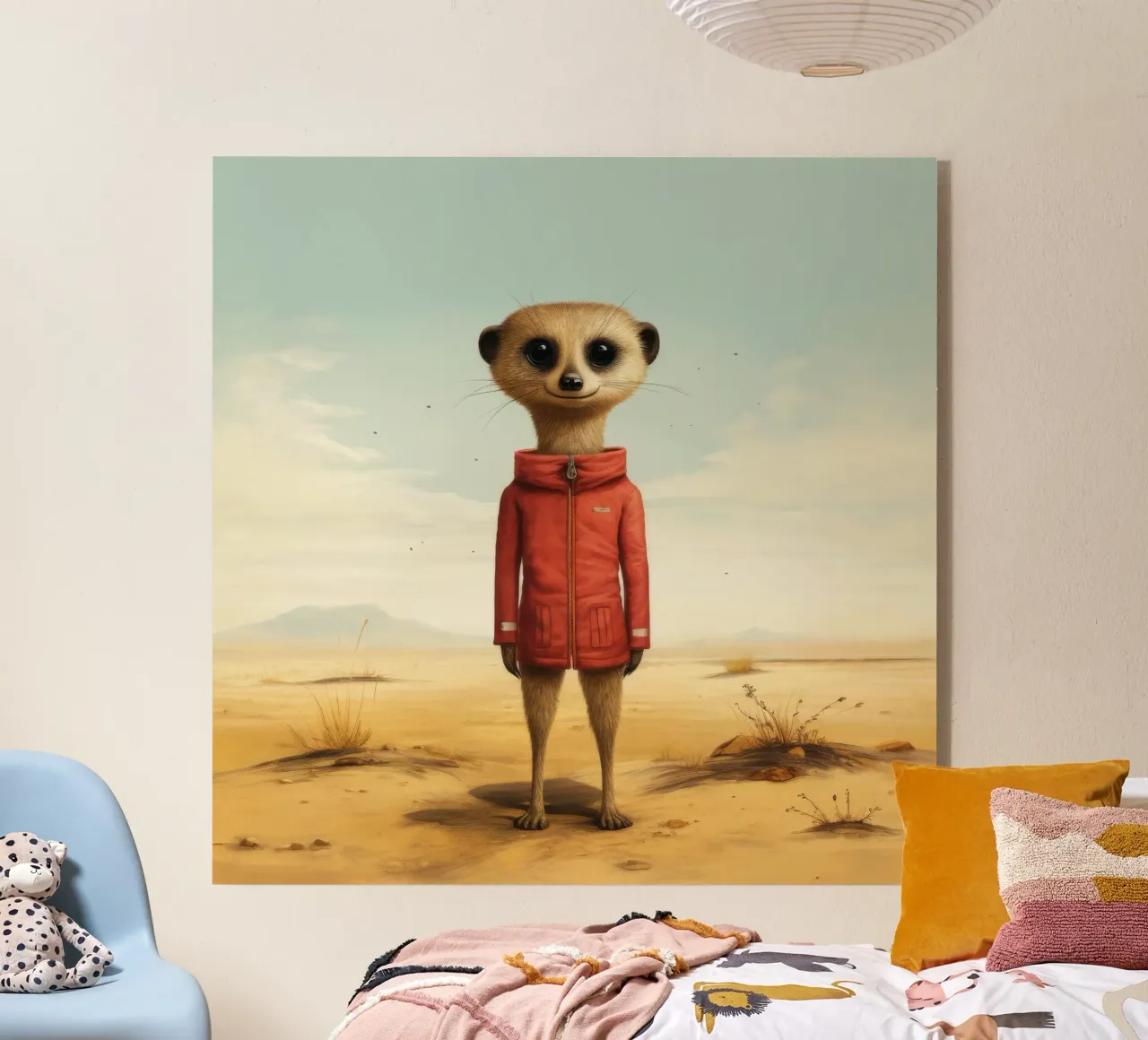 Minimo Meerkat plexiglass da Minimal Animal Art