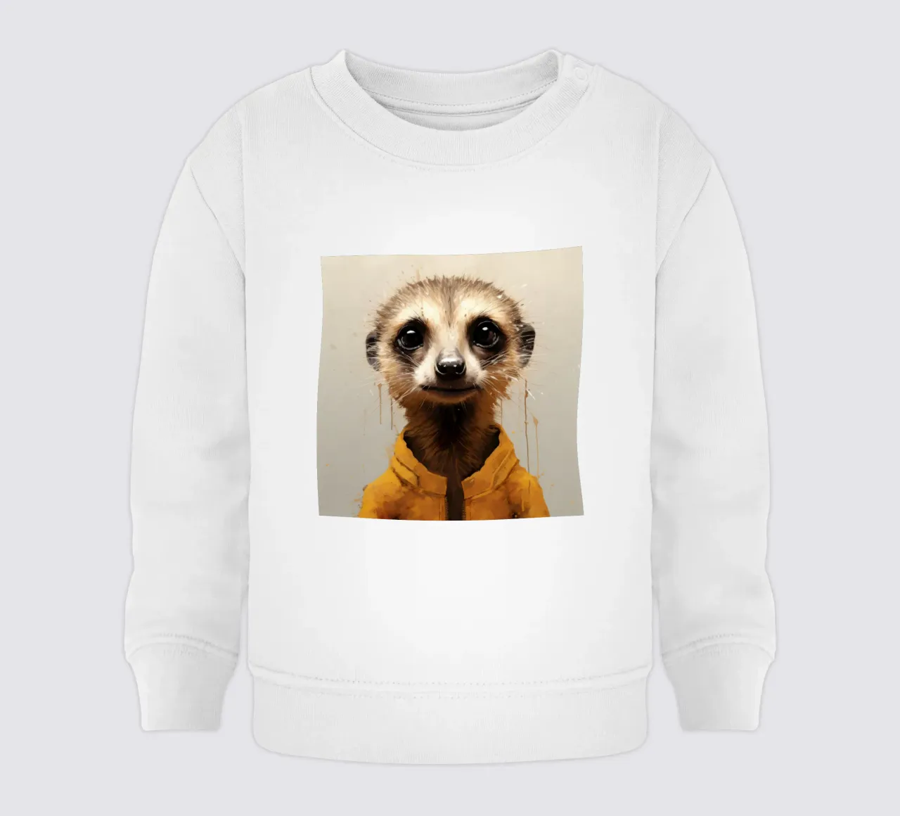 Meerkat minimo 1 felpa neonato da Minimal Animal Art