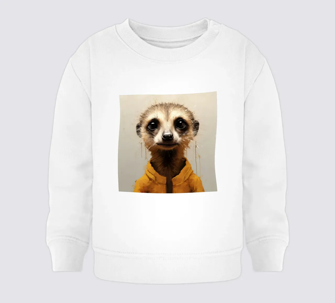 Meerkat minimo 1 felpa neonato da Minimal Animal Art