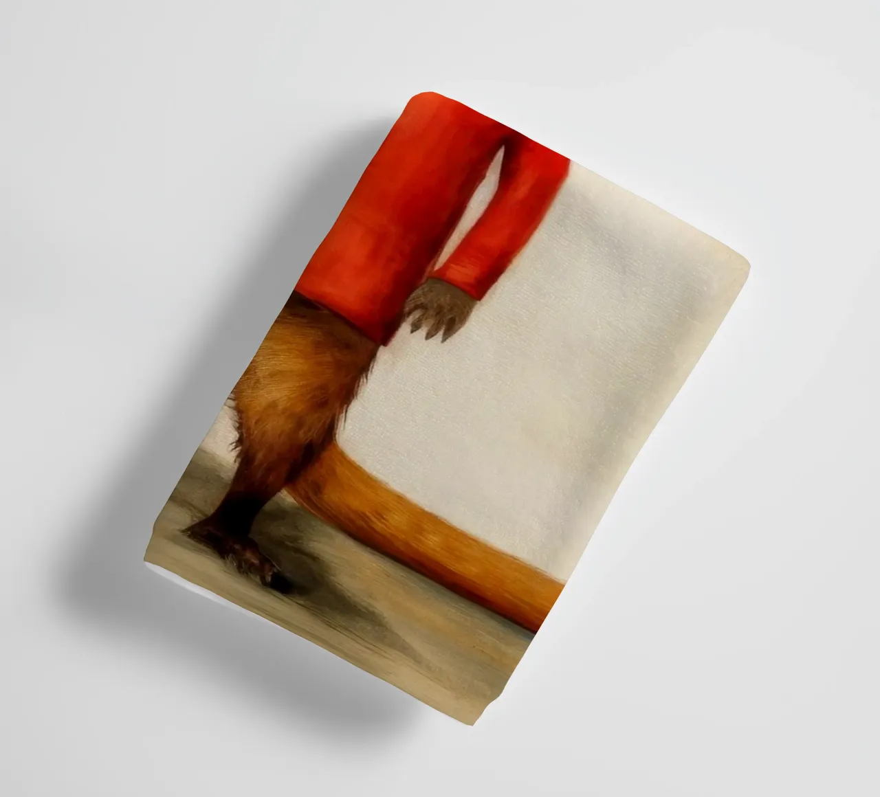 Minimal Mongoose 2 towel by Minimal Animal Art