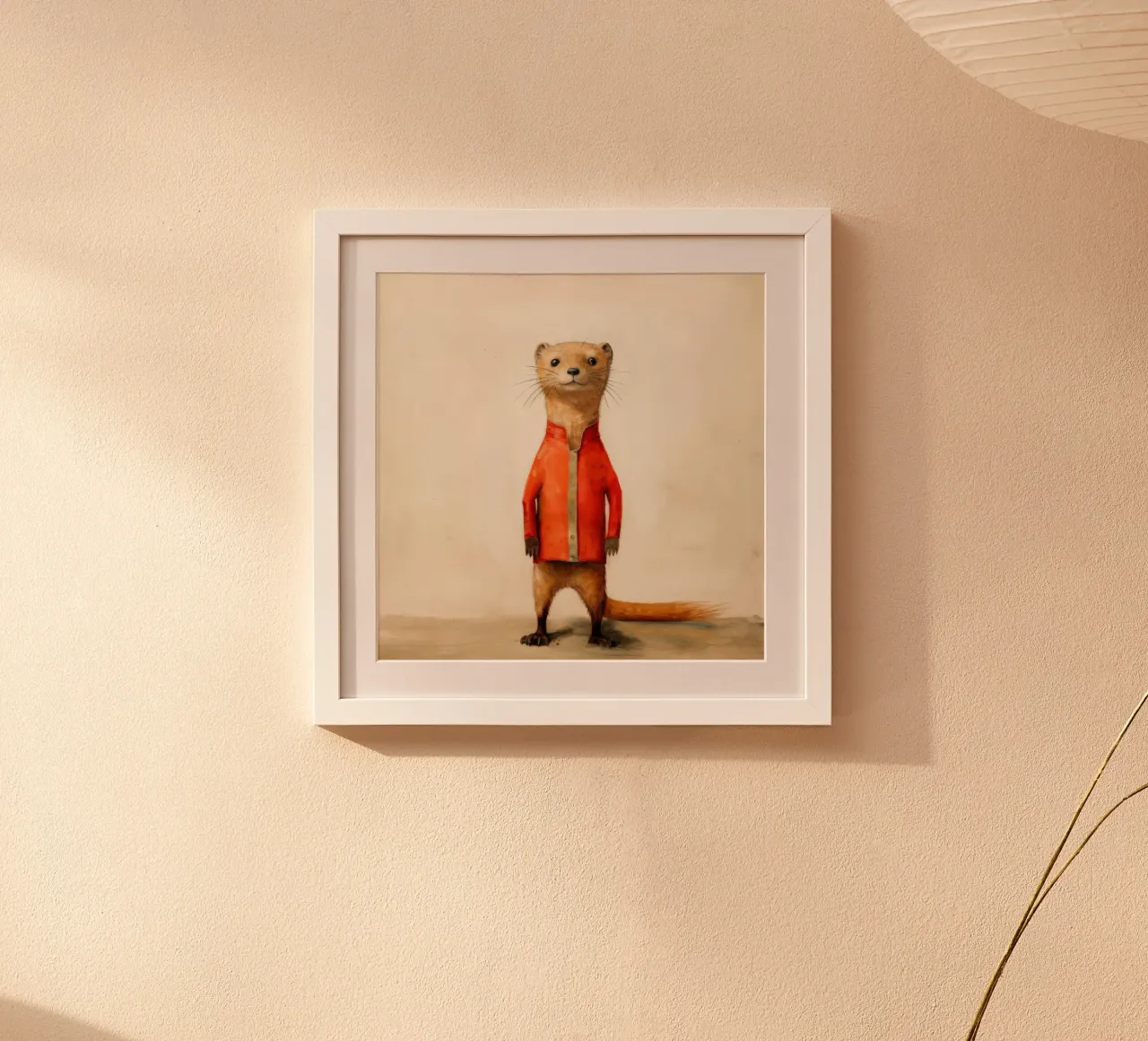 Minimal Mongoose 2 Hahnemühle von Minimal Animal Art