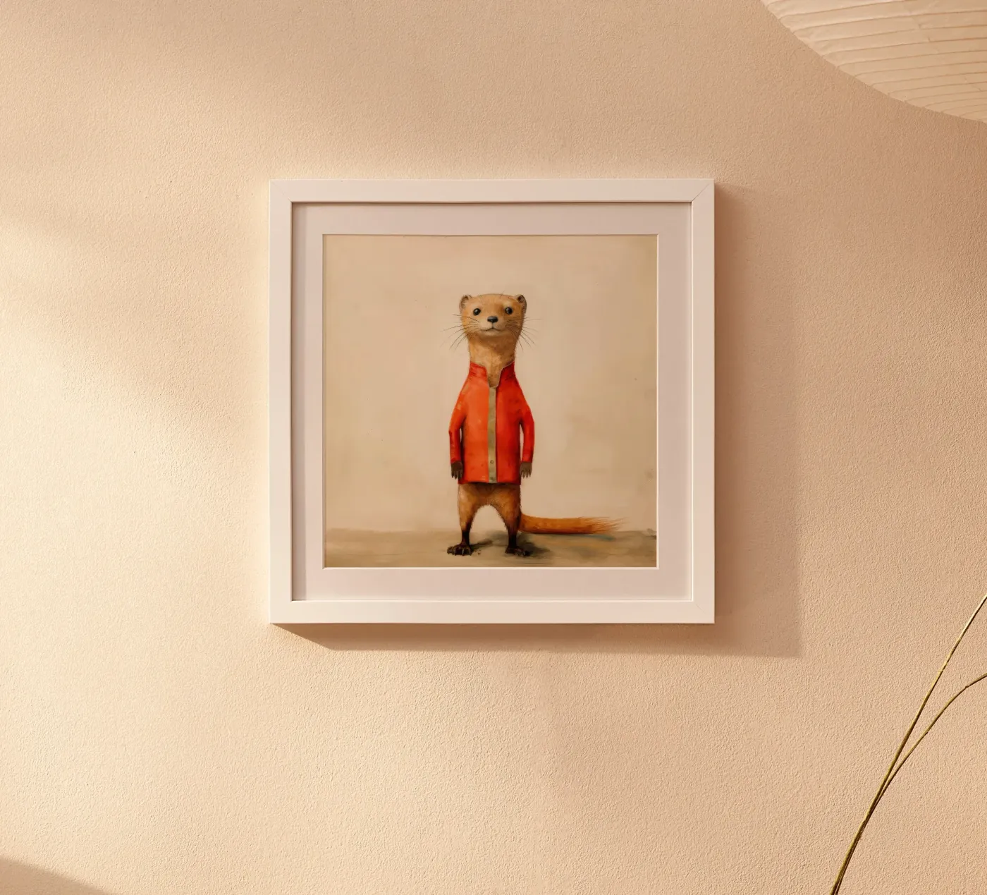 Minimal Mongoose poster by Minimal Animal Art