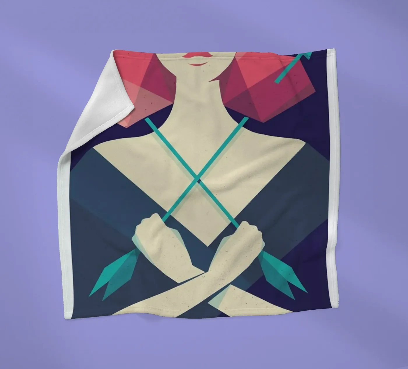 Sagittarius Fleecedecke von Pietari Posti