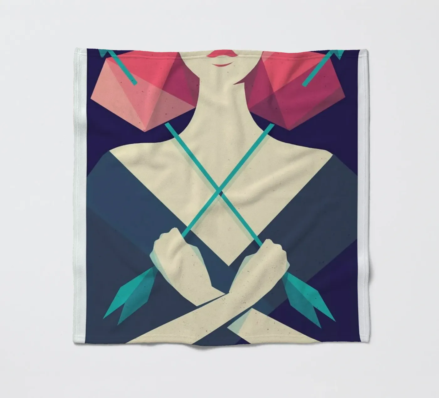 Sagittarius Fleecedecke von Pietari Posti