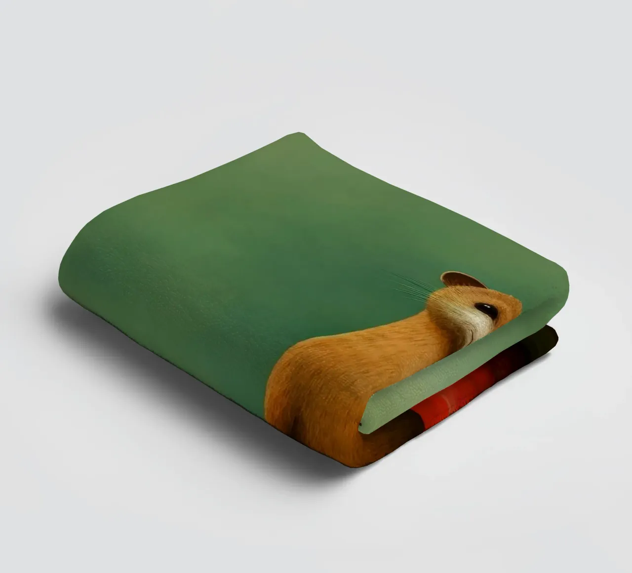 Minimal Mongoose 3 towel by Minimal Animal Art