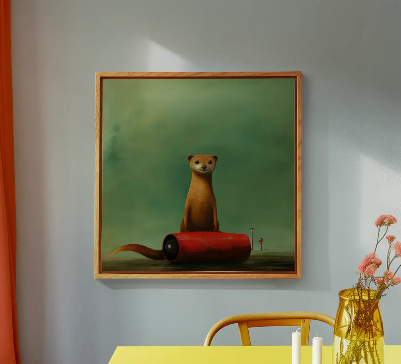 Mongoose minimale plexiglass da Minimal Animal Art