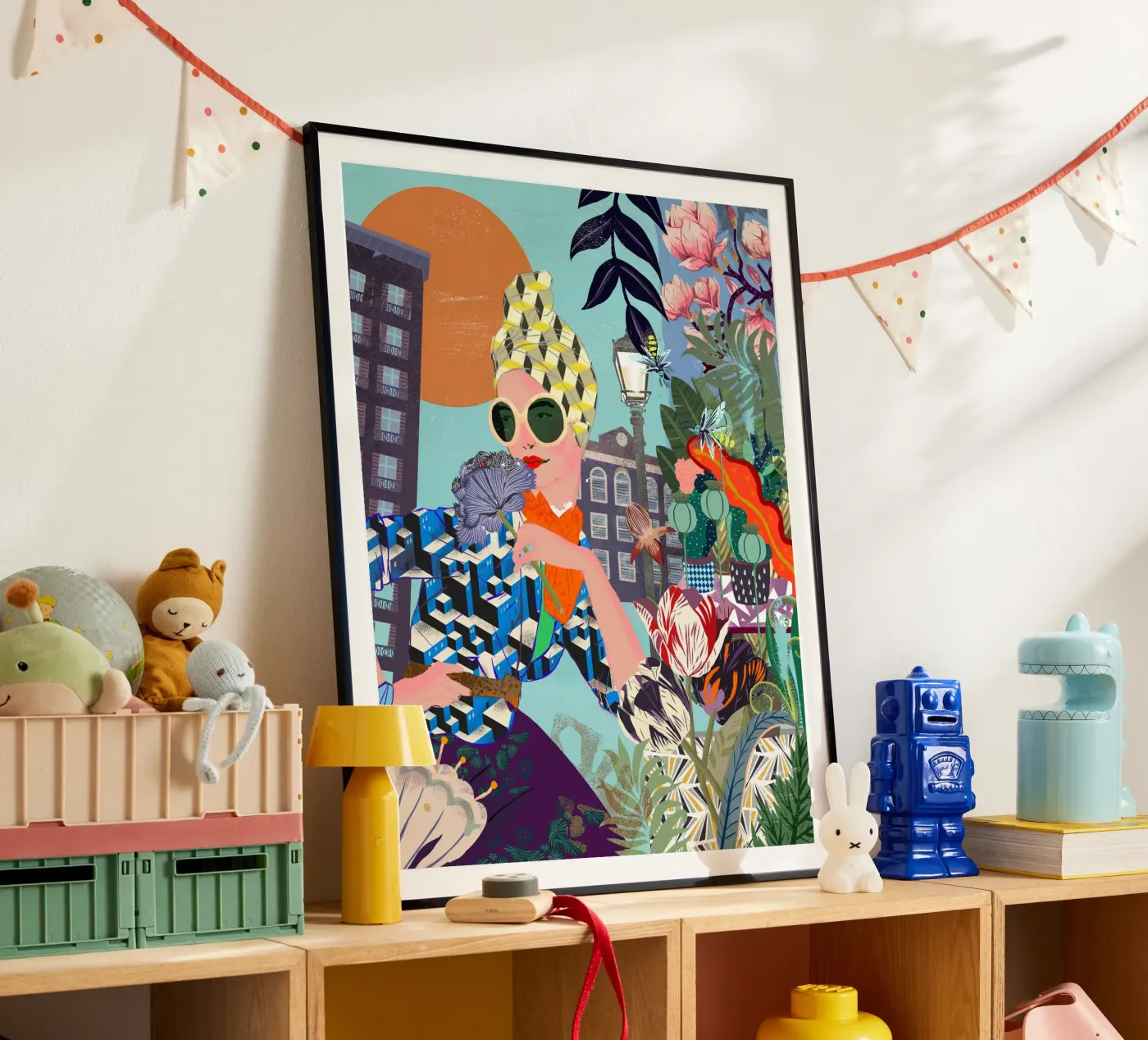 Ochtend poster van Kateřina Bažantová