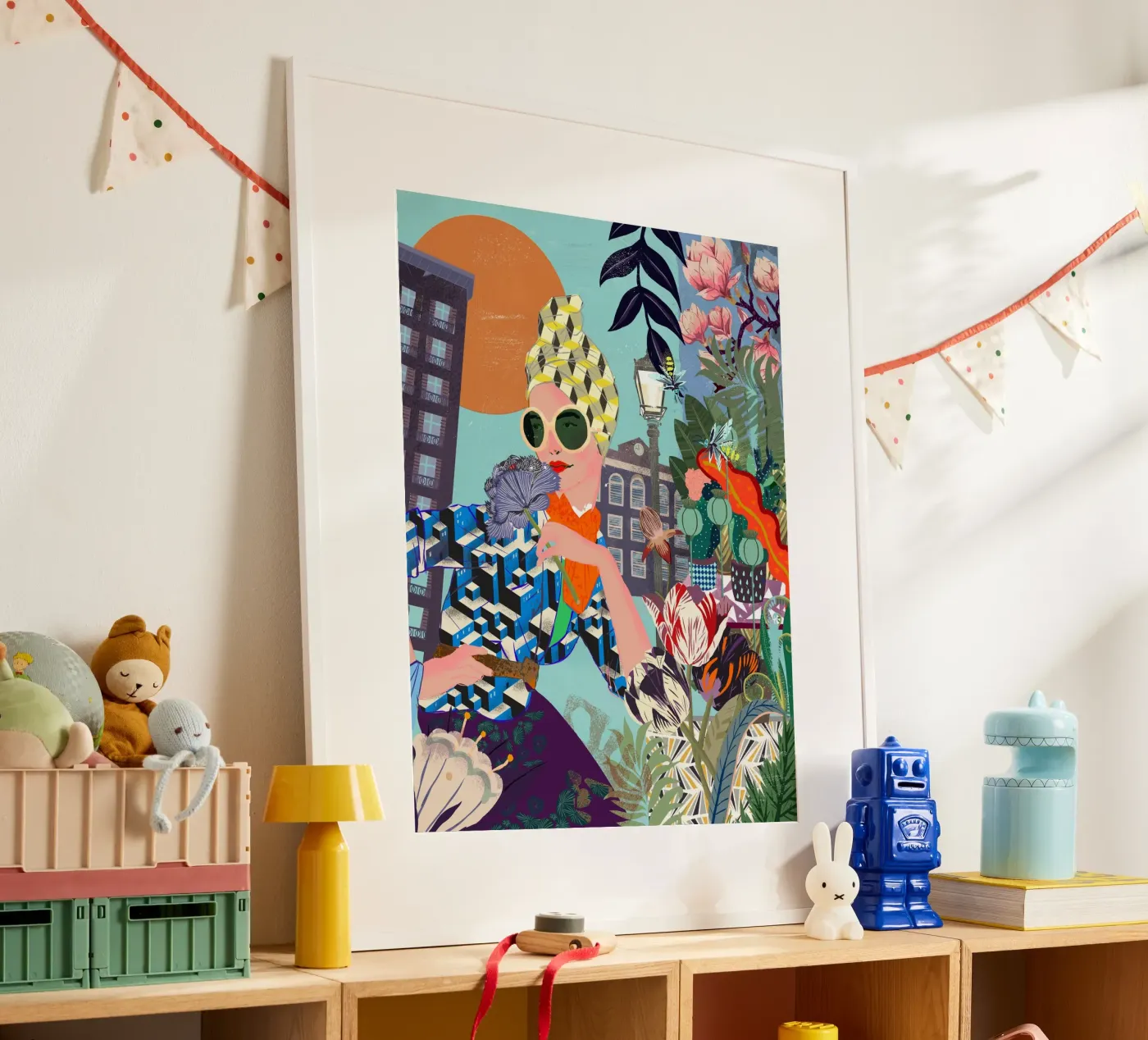 Ochtend poster van Kateřina Bažantová