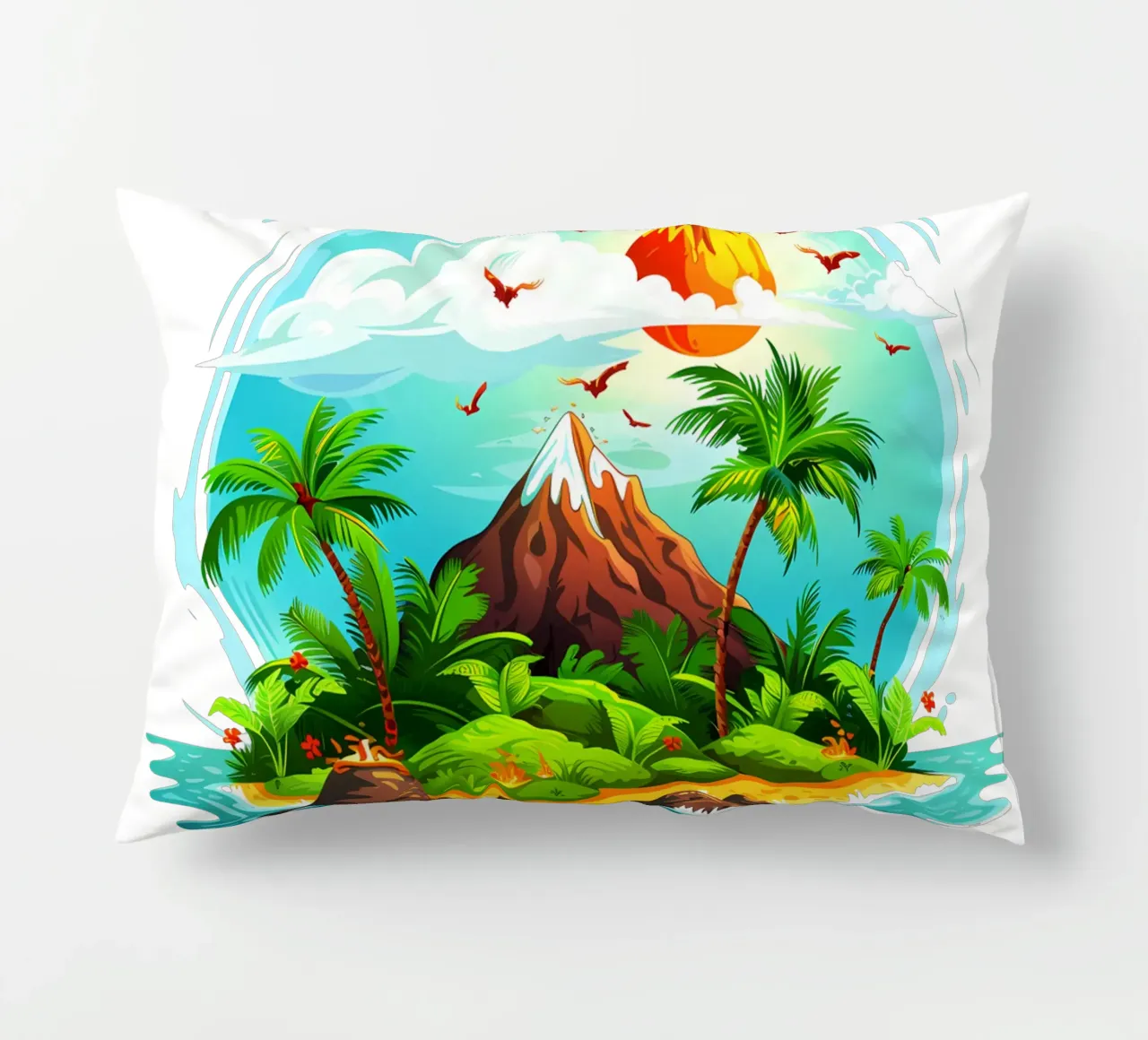 Isola tropicale di tendenza ora cuscino da Urban Life