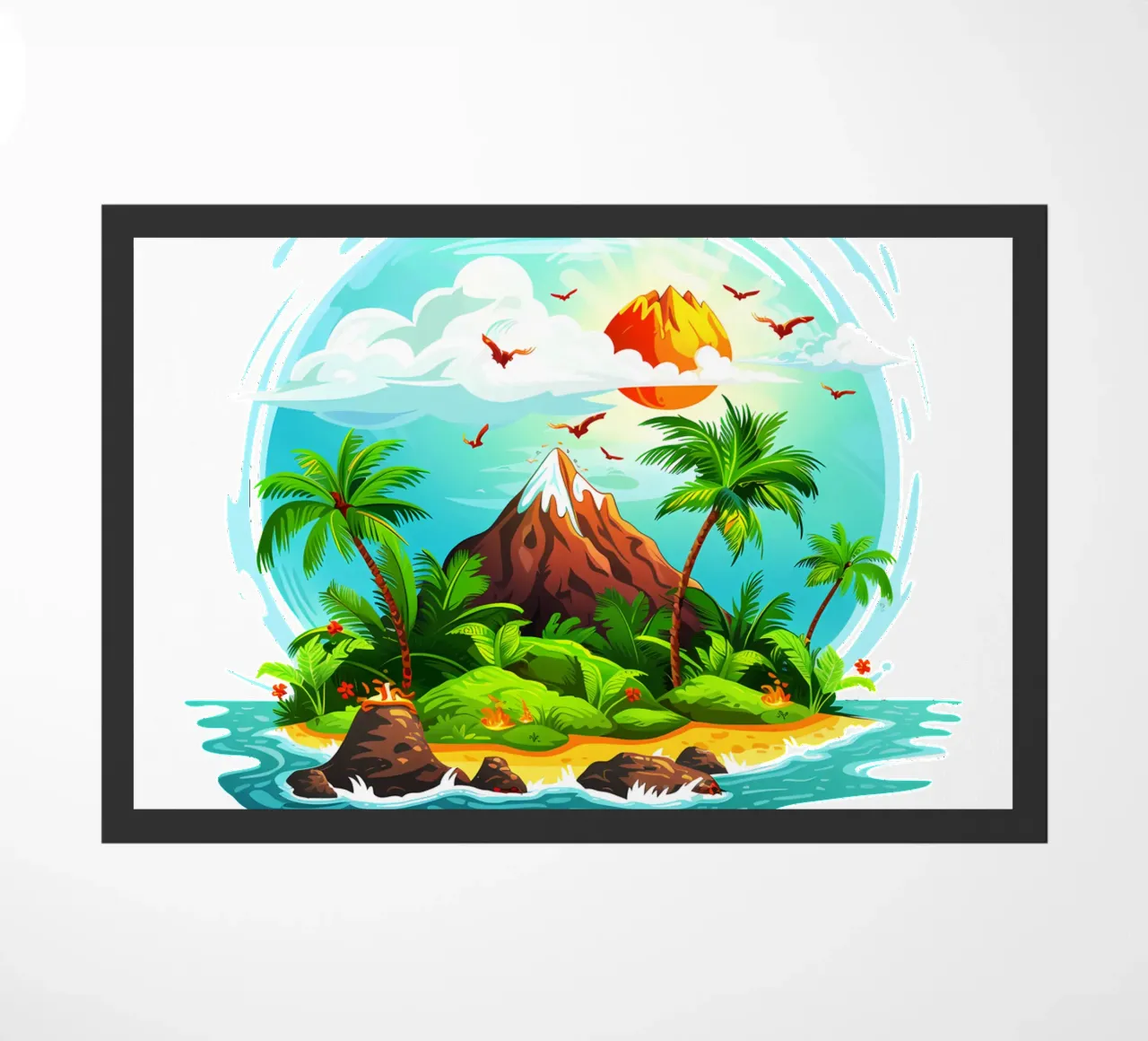Isola tropicale di tendenza ora zerbino da Urban Life
