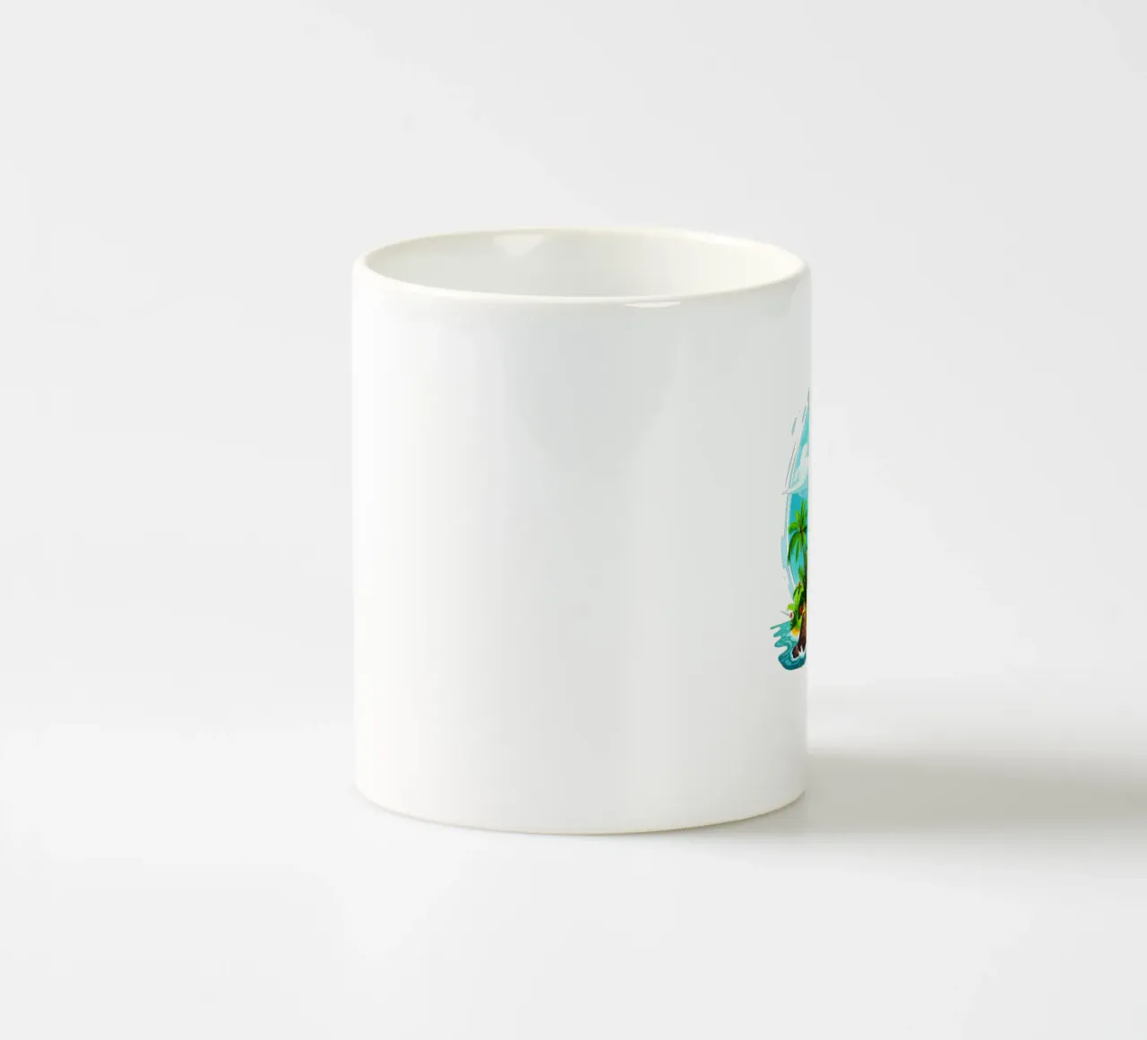 Isola tropicale di tendenza ora tazza in ceramica da Urban Life
