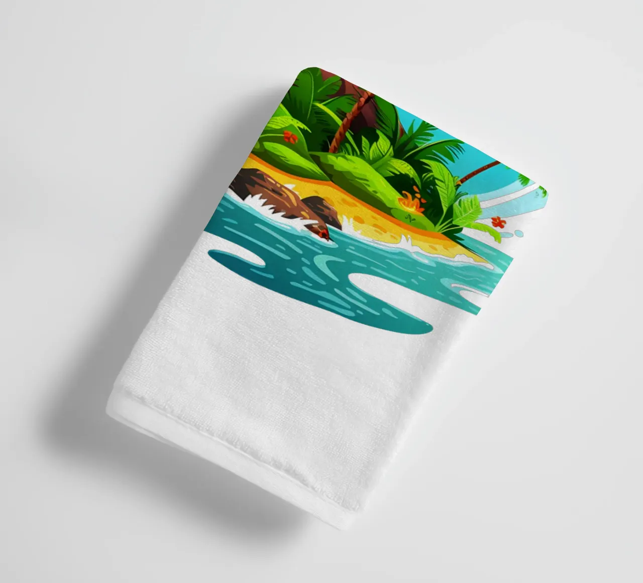 Isola tropicale di tendenza ora asciugamano da bagno da Urban Life