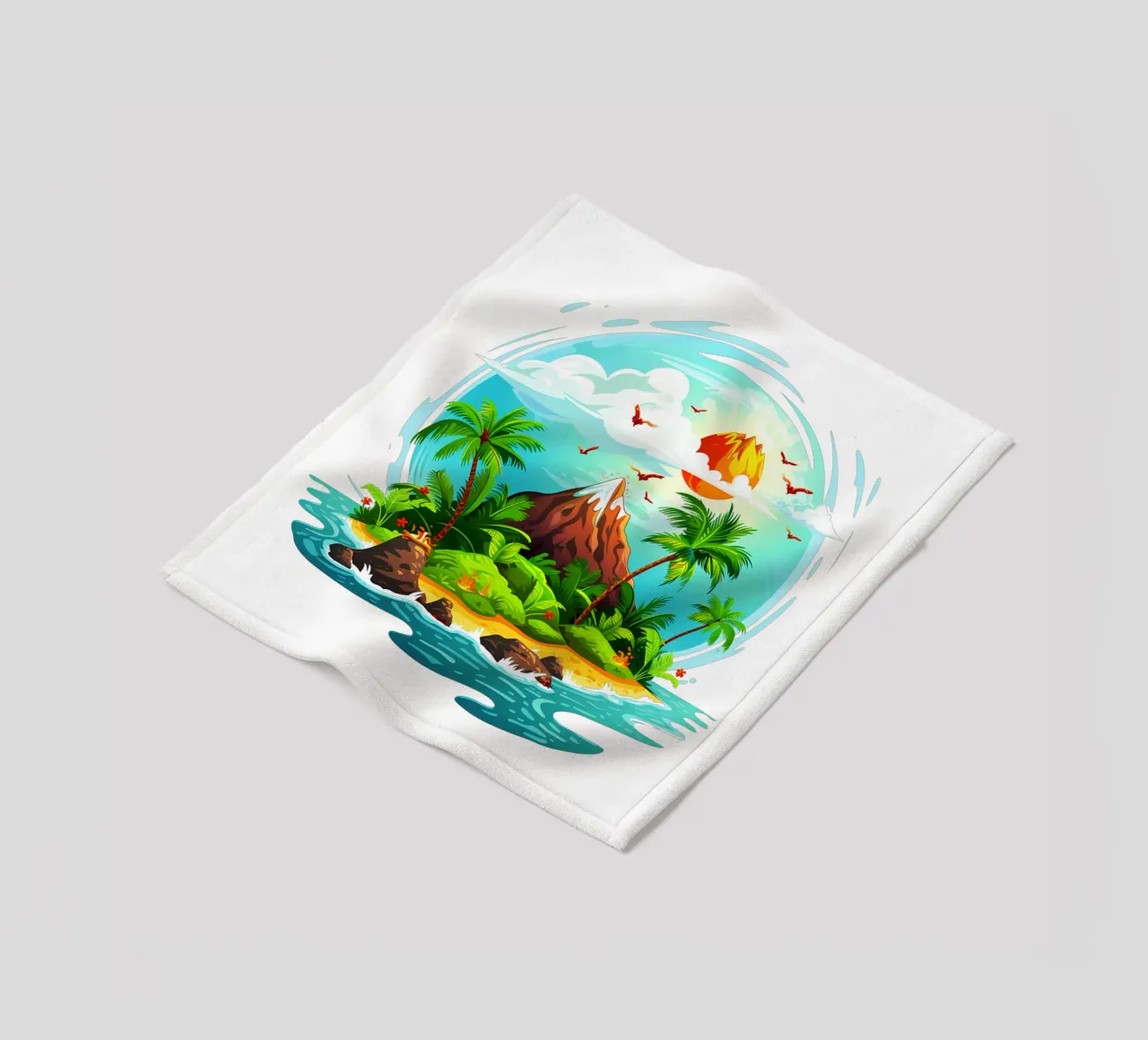Isola tropicale di tendenza ora coperta in pile da Urban Life