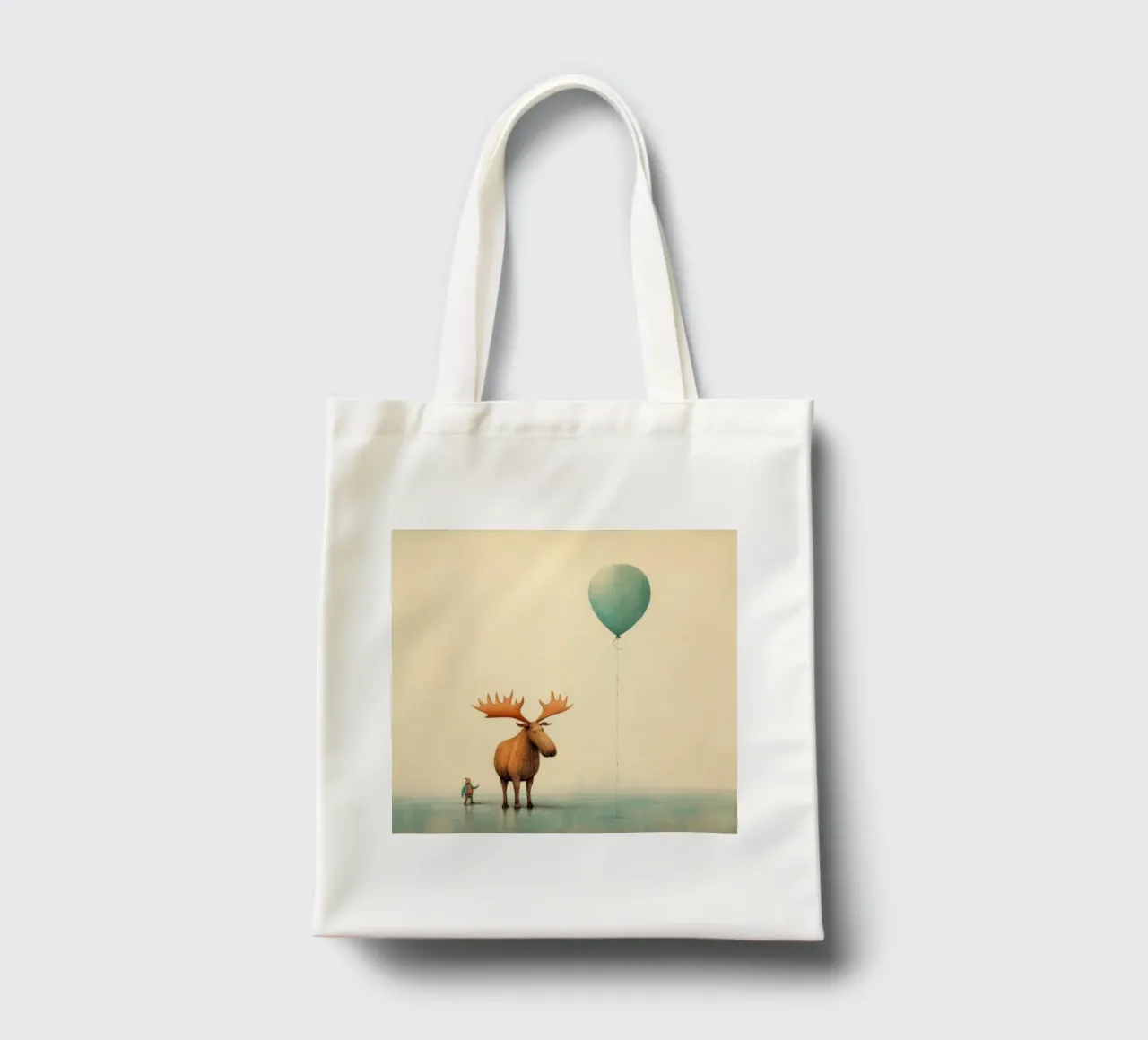 Alce Minimo 4 borsa in juta da Minimal Animal Art
