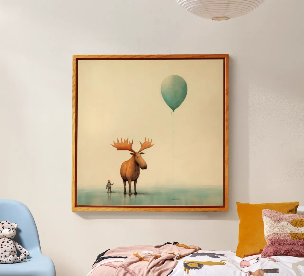 Alce Minimo 4 plexiglass da Minimal Animal Art