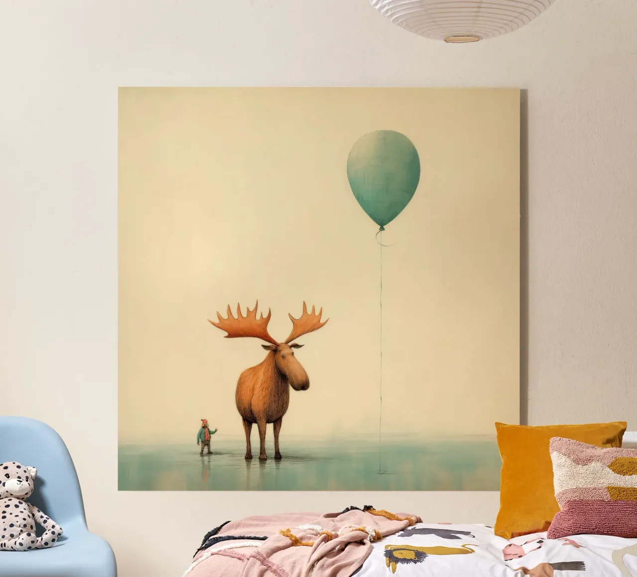 Alce Minimo 4 plexiglass da Minimal Animal Art